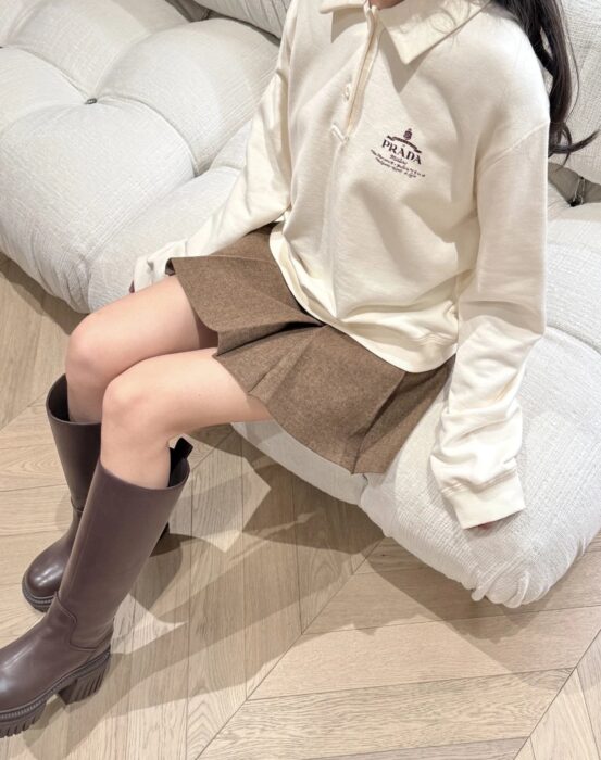 프라다 프린트 긴팔 폴로 / 카라티 / 긴팔티 / 레플리카 미러급 SA급 S급 고퀄리티 하이엔드 최상급 의류 [여성] 6