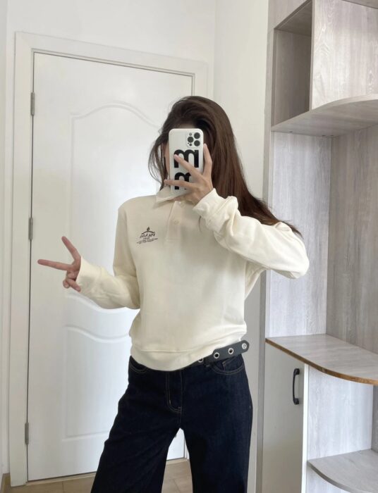 프라다 프린트 긴팔 폴로 / 카라티 / 긴팔티 / 레플리카 미러급 SA급 S급 고퀄리티 하이엔드 최상급 의류 [여성] 7