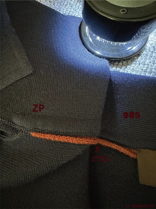 로로피아나 Loro Piana 베이직 단색 양털 긴팔 카라티 / 긴팔티 / 폴로 / 폴로티 네이비 레플리카 미러급 SA급 S급 고퀄리티 하이엔드 최상급 의류 [남성] 6