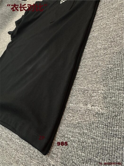 로에베 LOEWE 자수 반팔티 블랙 레플리카 미러급 SA급 S급 고퀄리티 하이엔드 최상급 의류 [남성여성공용] 13