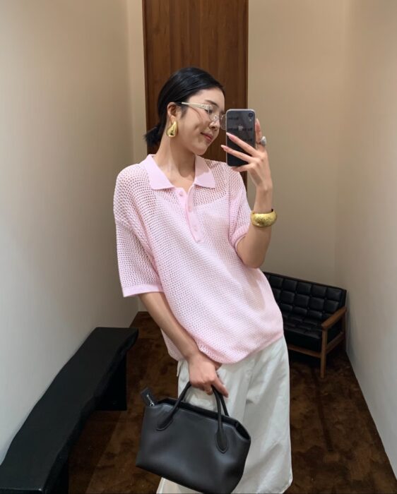 더로우 TERRASSE BAULETTO 테라쎄 바울레토 더블핸들 레더 숄더백 블랙 레플리카 미러급 SA급 S급 고퀄리티 최상급 하이엔드 가방 [여성]