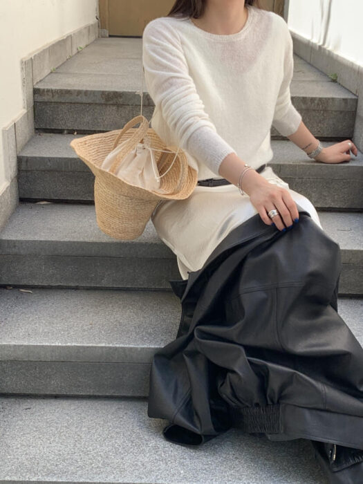 더로우 솔 백 라피아 내츄럴 레플리카 미러급 SA급 S급 고퀄리티 최상급 하이엔드 가방 [여성]