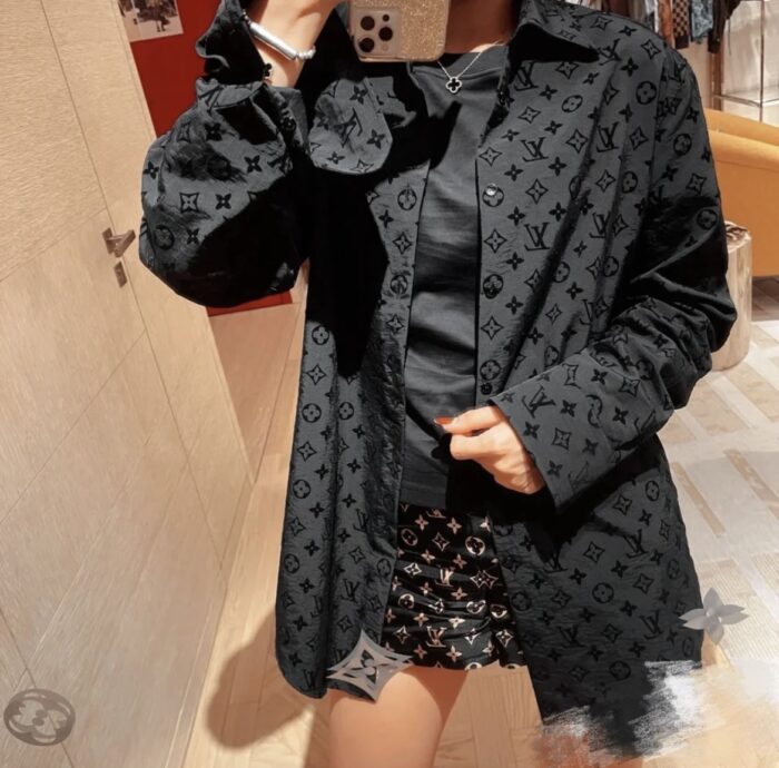 루이비통 모노그램 프라워 플록 긴팔 셔츠 레플리카 미러급 SA급 S급 고퀄리티 하이엔드 최상급 의류 [남성여성공용] 2
