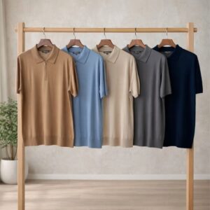 로로피아나 울 순색 반지퍼 폴로 카라티 반팔티 5컬러 레플리카 미러급 SA급 S급 고퀄리티 하이엔드 최상급 의류 [남성]