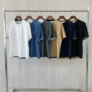 브루넬로쿠치넬리 배색 코튼 크루넥 반팔티 6컬러 레플리카 미러급 SA급 S급 고퀄리티 하이엔드 최상급 의류 [남성]