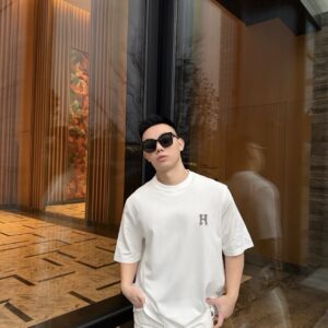 에르메스 H Cheval 순색 반팔티 화이트 베이지 H 레플리카 미러급 SA급 S급 고퀄리티 하이엔드 최상급 의류 [남성여성공용]