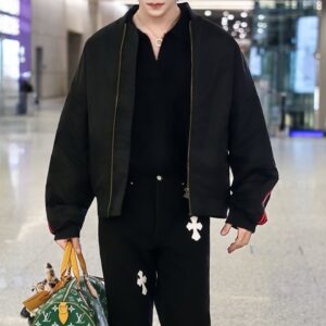 크롬하츠 레드 화이트 십자가 청바지 블랙 레플리카 미러급 SA급 S급 고퀄리티 하이엔드 최상급 의류 [남성여성공용]