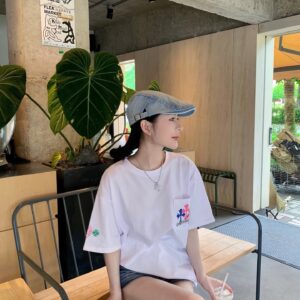 크롬하츠 멀티컬러 십자가 프린트 반팔티 화이트 레플리카 미러급 SA급 S급 고퀄리티 하이엔드 최상급 의류 [남성여성공용]