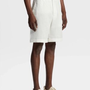 제냐 뒷면 큰 포켓 아마 반바지 화이트 레플리카 미러급 SA급 S급 고퀄리티 하이엔드 최상급 의류 [남성]