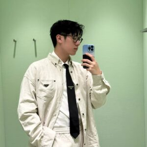 프라다 포켓 삼각로고 워싱 긴팔 셔츠 레플리카 미러급 SA급 S급 고퀄리티 하이엔드 최상급 의류 [남성여성공용]