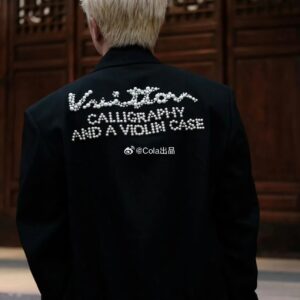 루이비통 캐쥬얼 뒷면 진주 모노그램 양복 상의 자켓 블랙 레플리카 미러급 SA급 S급 고퀄리티 하이엔드 최상급 의류 [남성여성공용]