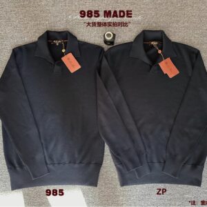 로로피아나 Loro Piana 베이직 단색 양털 긴팔 카라티 / 긴팔티 / 폴로 / 폴로티 네이비 레플리카 미러급 SA급 S급 고퀄리티 하이엔드 최상급 의류 [남성]