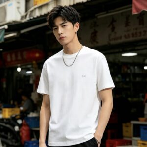 디올 베이직 CD 코튼 순색 반팔티 화이트 레플리카 미러급 SA급 S급 고퀄리티 하이엔드 최상급 의류 [남성여성공용]