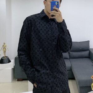 루이비통 모노그램 프라워 플록 긴팔 셔츠 레플리카 미러급 SA급 S급 고퀄리티 하이엔드 최상급 의류 [남성여성공용]