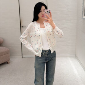디올 버드 하트 플라워 자수 가디건 아이보리 레플리카 미러급 SA급 S급 고퀄리티 하이엔드 최상급 의류 [여성]