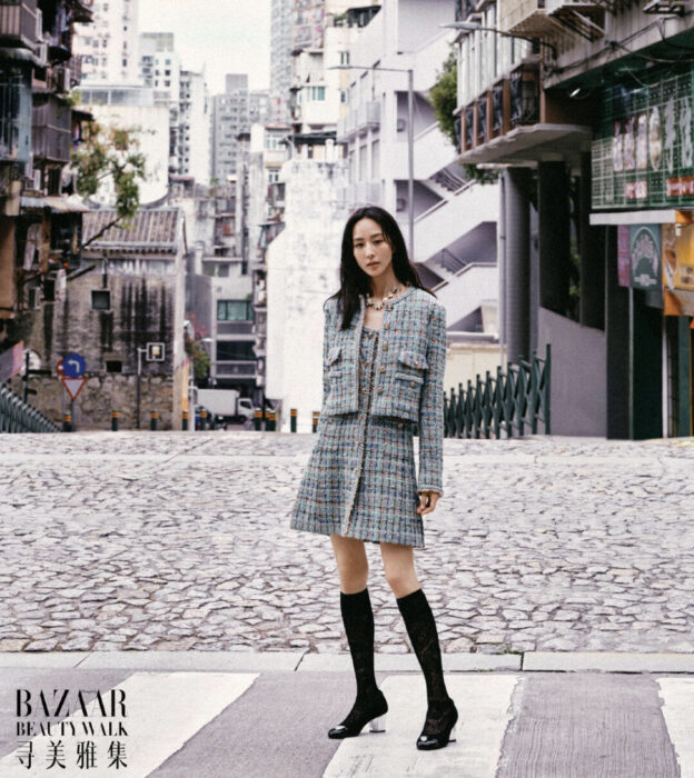 샤넬 체크 우븐 단추 민소매 원피스 파보니누스 레플리카 미러급 SA급 S급 고퀄리티 하이엔드 최상급 의류 [여성]