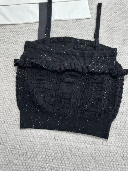 샤넬 펀칭 슬리브리스 끈나시 블랙 레플리카 미러급 SA급 S급 고퀄리티 하이엔드 최상급 의류 [여성] 9