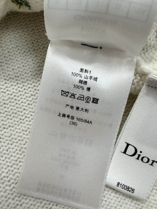 디올 캐시미어 자수 반팔 니트 멀티 컬러 624S65A0F05 레플리카 미러급 SA급 S급 고퀄리티 하이엔드 최상급 의류 [여성] 11