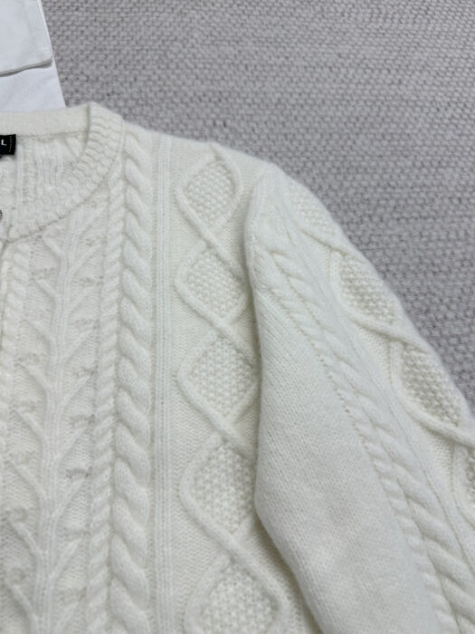 샤넬 코코 neige 캐시미어 자카드 가디건 화이트 레플리카 미러급 SA급 S급 고퀄리티 하이엔드 최상급 의류 [여성] 8