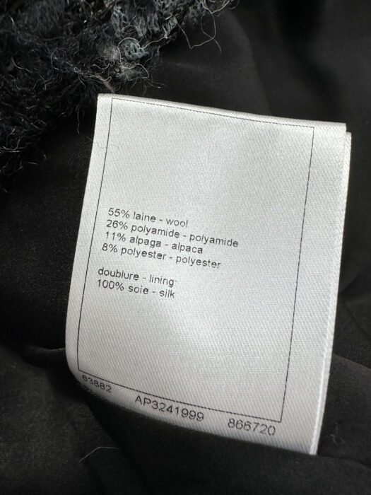 샤넬 배색 체크 트위드 조끼 베스트 블랙 남회색 레플리카 미러급 SA급 S급 고퀄리티 하이엔드 최상급 의류 [여성] 10