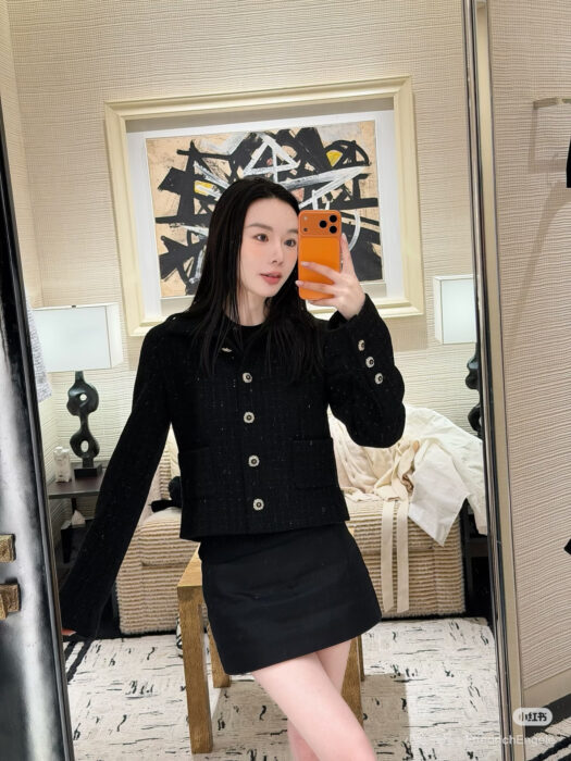 샤넬 베이직 울 카라 자켓 블랙 레플리카 미러급 SA급 S급 고퀄리티 하이엔드 최상급 의류 [여성]