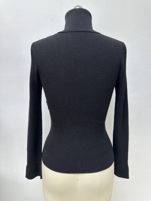 샤넬 25K 울 하이넥 니트 나비매듭 블랙 레플리카 미러급 SA급 S급 고퀄리티 하이엔드 최상급 의류 [여성] 4