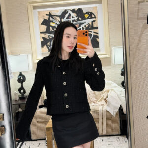 샤넬 베이직 울 카라 자켓 블랙 레플리카 미러급 SA급 S급 고퀄리티 하이엔드 최상급 의류 [여성]