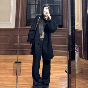 셀린느 캐쥬얼 모노그램 아플리케 울 팬츠 블랙 레플리카 미러급 SA급 S급 고퀄리티 하이엔드 최상급 의류 [여성]