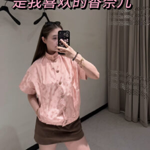샤넬 CC로고 핑크 반팔 자켓 레플리카 미러급 SA급 S급 고퀄리티 하이엔드 최상급 의류 [여성]