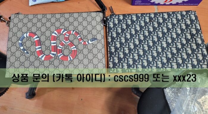 디올 오블리크 자카드 A5 클러치 2