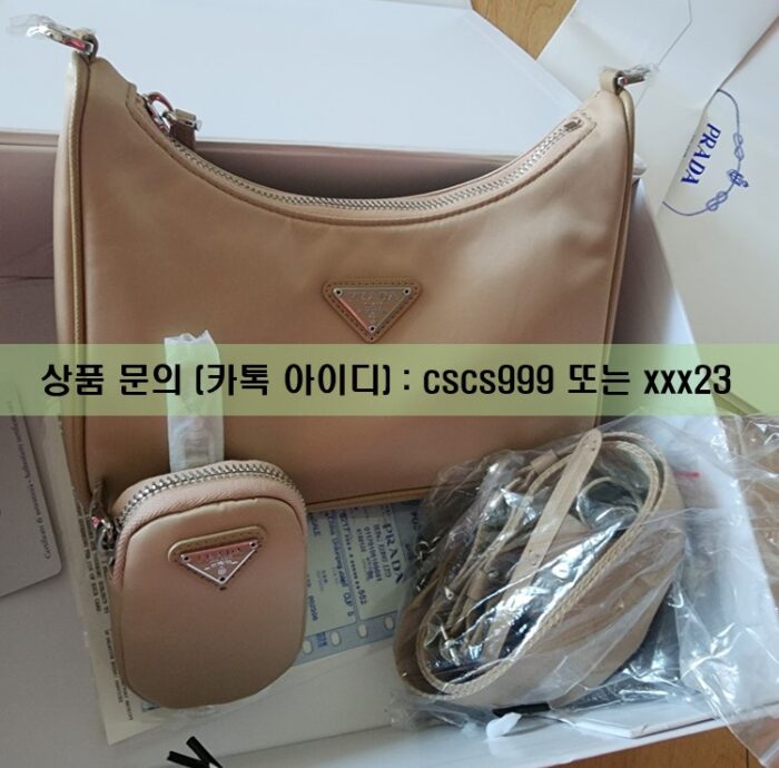 프라다 테수토 체인 스트랩 호보백 리에디션 4