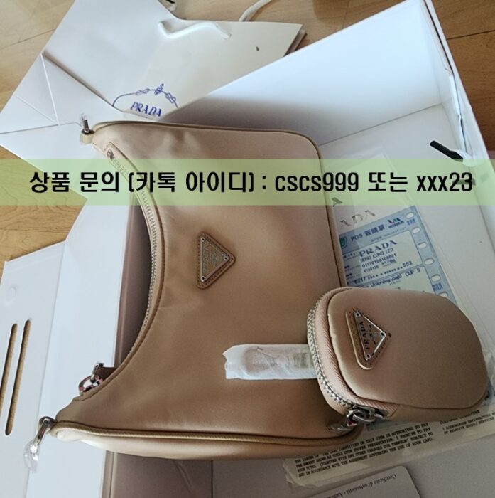 프라다 테수토 체인 스트랩 호보백 리에디션 5