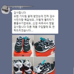 나이키 사카이 베이퍼와플 스니커즈