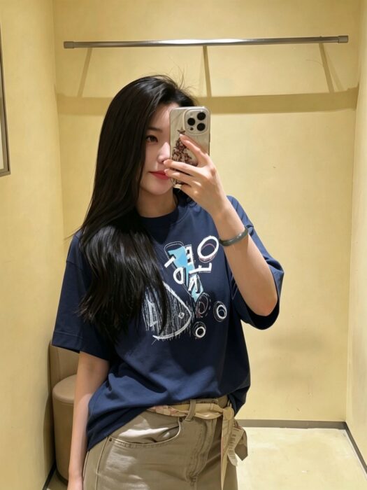 펜디 모노그램 물고기 자수 반팔티 네이비 레플리카 미러급 SA급 S급 고퀄리티 하이엔드 최상급 의류 [남성여성공용]