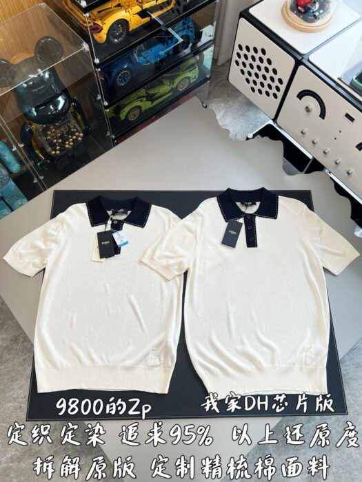 펜디 폴로 셔츠 화이트 칼라티 반팔티 FZC162B04VF1WOI 레플리카 미러급 SA급 S급 고퀄리티 하이엔드 최상급 의류 [남성여성공용] 3