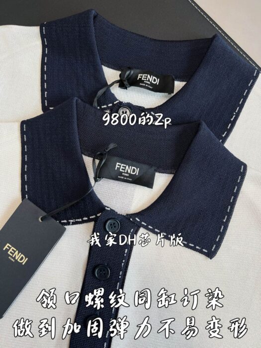 펜디 폴로 셔츠 화이트 칼라티 반팔티 FZC162B04VF1WOI 레플리카 미러급 SA급 S급 고퀄리티 하이엔드 최상급 의류 [남성여성공용] 6