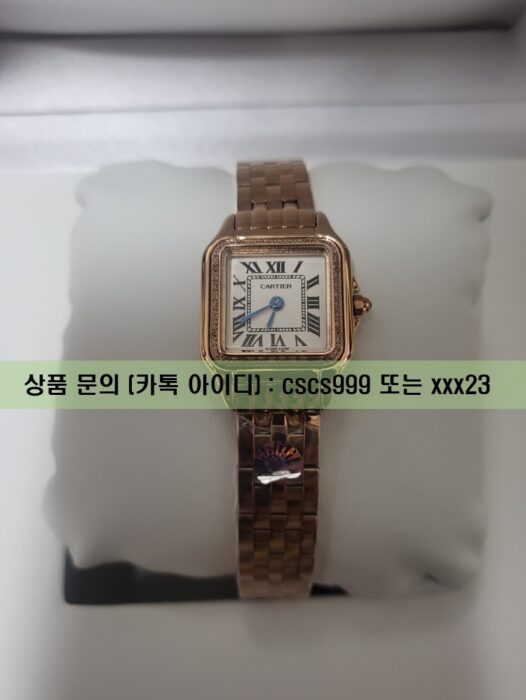 까르띠에 레플리카 시계 (CARTIER) 펜더 드 까르띠에 로즈골드 3