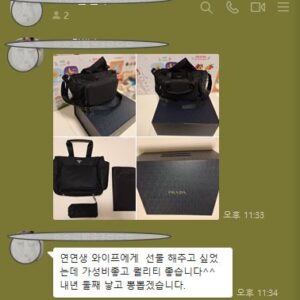 프라다 미디엄 멀티백 가방