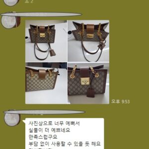 구찌 토트백 패들락 GG스몰
