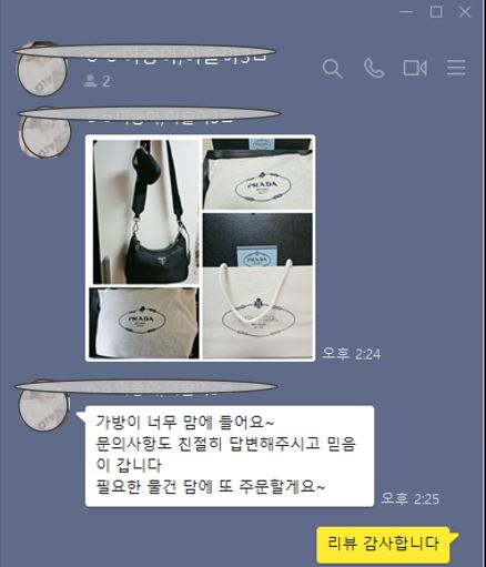 프라다 호보백