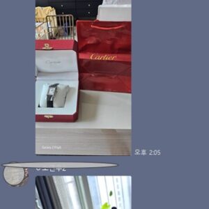 까르띠에 시계 탱크 머스트 스몰 쿼츠 실버 다이얼