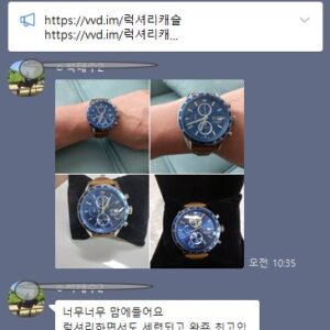 태그호이어 까레라 블루다이얼