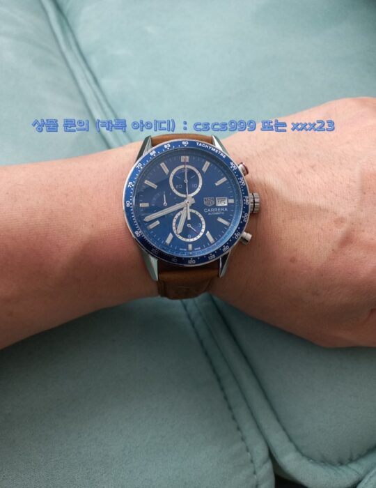 태그호이어 까레라 블루다이얼 2