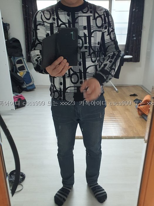 디올 긴팔 라운드 니트 2