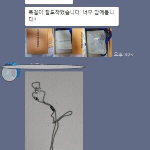 루이비통 모노그램 참스 목걸이 M62485