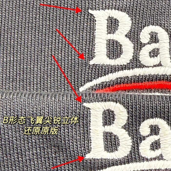 발렌시아가 코카콜라 자수 카본그레이 3D 드롭숄더 반팔티셔츠 레플리카 미러급 SA급 S급 고퀄리티 하이엔드 최상급 의류 [남성여성공용] 8