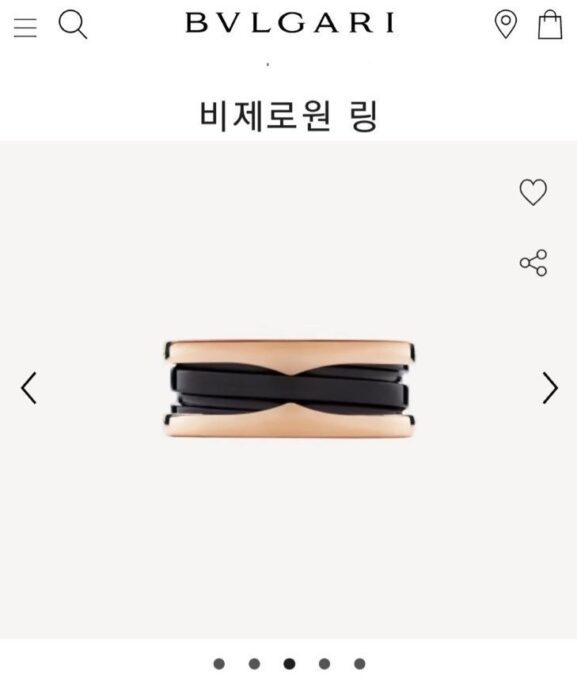 불가리 비제로원 세라믹 투밴드 반지 레플리카 미러급 SA급 S급 고퀄리티 최상급 하이엔드 악세사리 [남성여성공용] 2