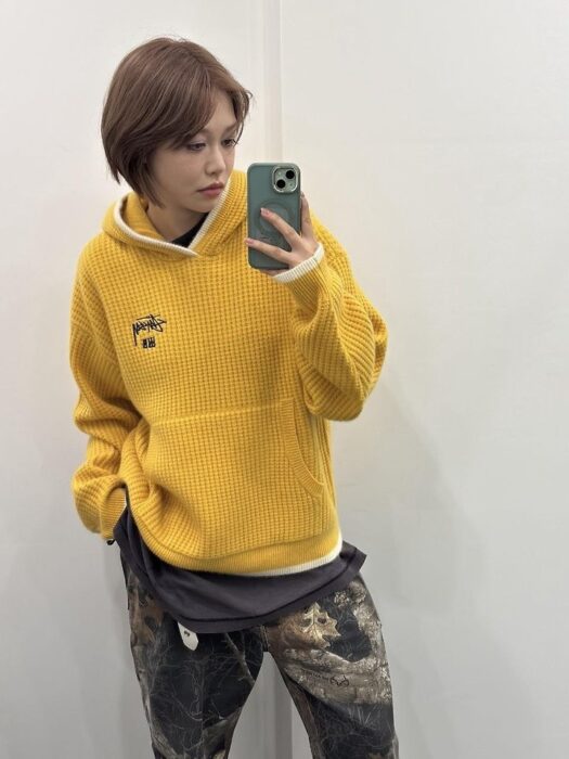 스투시 x 웨일즈 보너 캐시미어 와플 후드 스웨터 레플리카 미러급 SA급 S급 고퀄리티 하이엔드 최상급 의류 [남성여성공용] 16