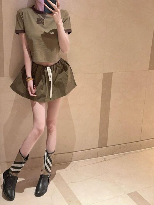 미우미우 컨템포러리 로고 티셔츠 레플리카 미러급 SA급 S급 고퀄리티 하이엔드 최상급 의류 [여성] 11