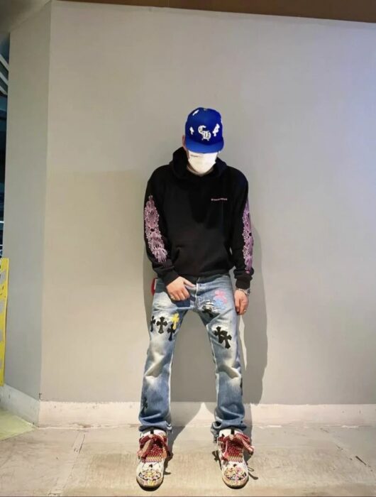크롬하츠 Mattyboy 핑크 프린트 후드티 레플리카 미러급 SA급 S급 고퀄리티 하이엔드 최상급 의류 [남성여성공용] 13